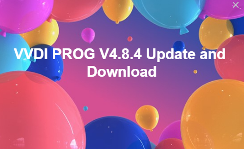 VVDI PROG V4.8.4 UPDATE
