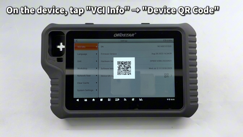 Device QR Code