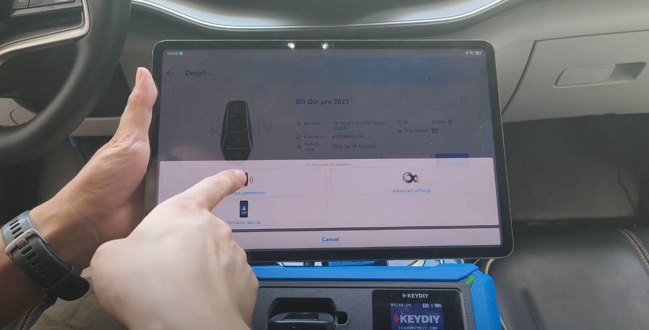 How to Add a Key to 2022 BYD Qin Using KEYDIY KD X4 3