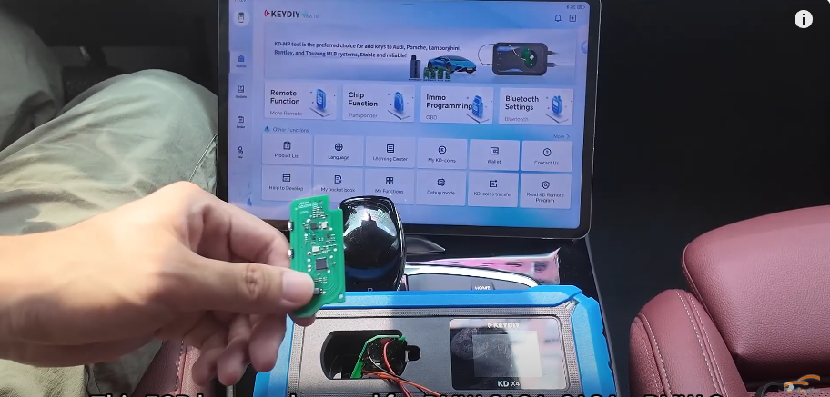 KD X4 Key Programmer Add a Key for 2023 BMW X3 (BDC3) 1