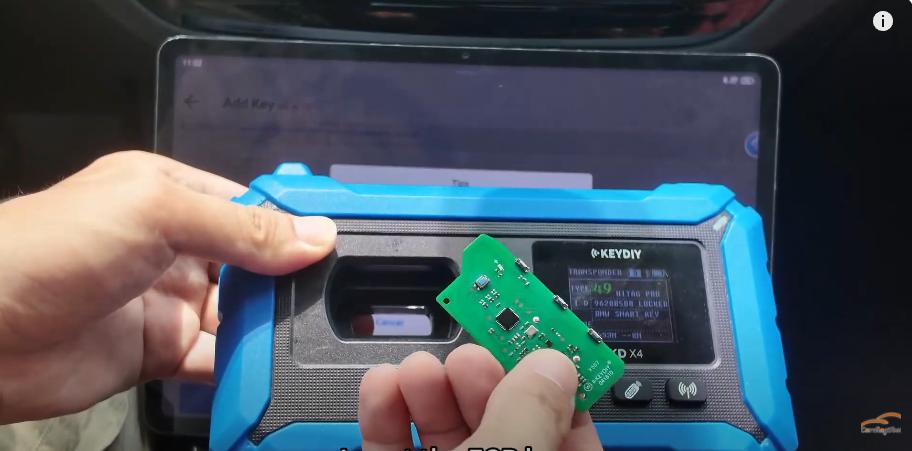 KD X4 Key Programmer Add a Key for 2023 BMW X3 (BDC3) 4