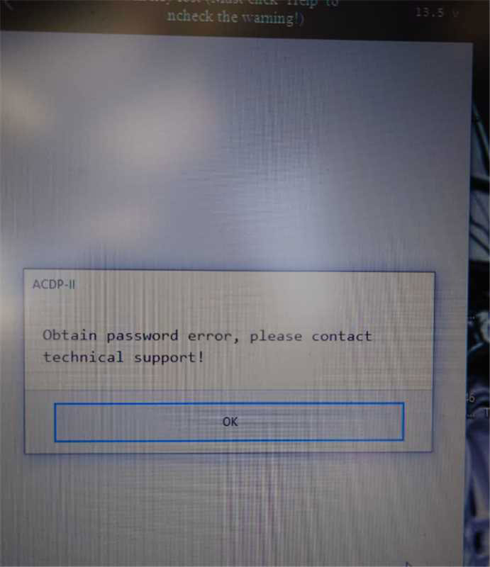 fixed yanhua acdp obtain password error for bmw g12 750i (1)