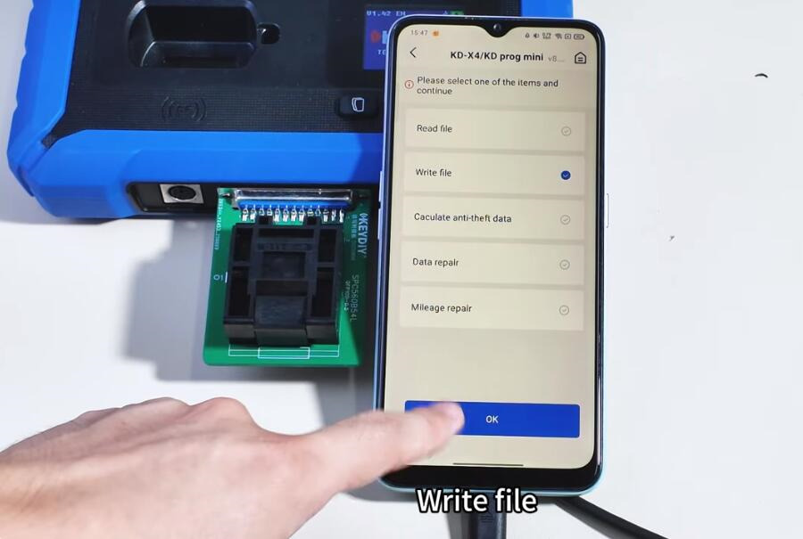 keydiy kd x4 and spc560b60l3 programming socket user guide 3