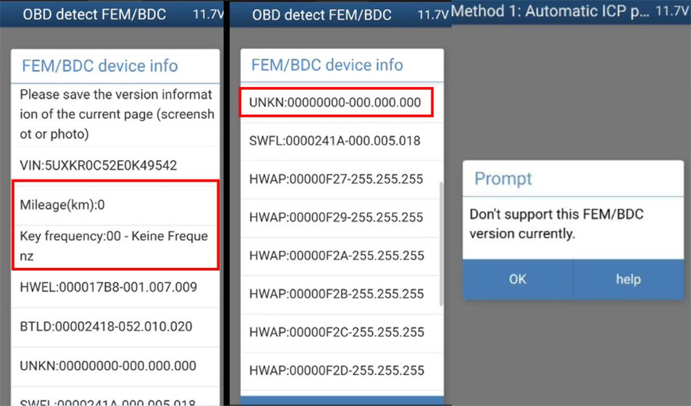 yanhua acdp2 fixed bmw fem bdc module lost coding 1