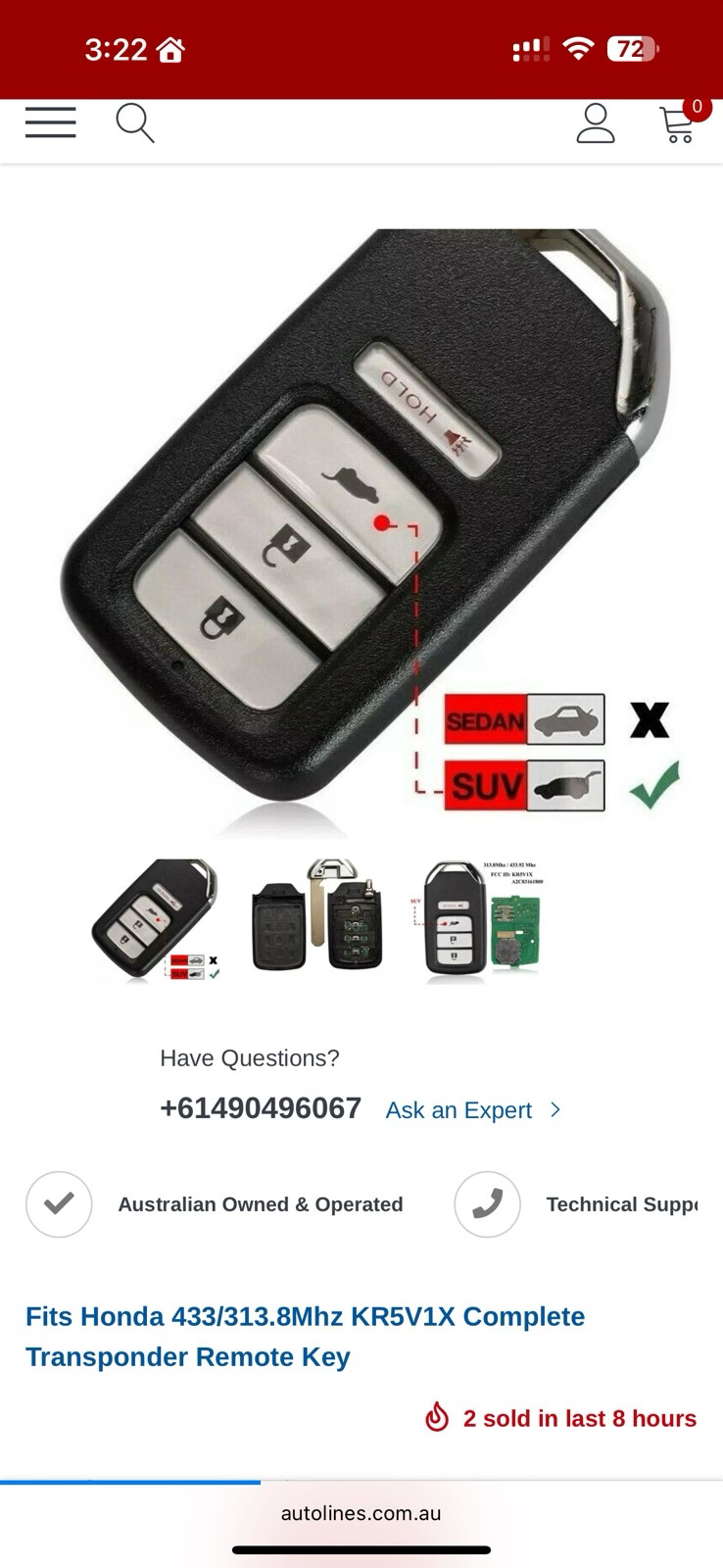 Xhorse Bluetooth Digital Smart Key XSBTK0EN
