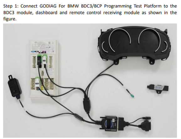 GODIAG BDC2BDC3 Test Platform Power On Issue and Correct Connection Procedure Solved 2 Solution of Power-On Issue and Correct Connection Procedure