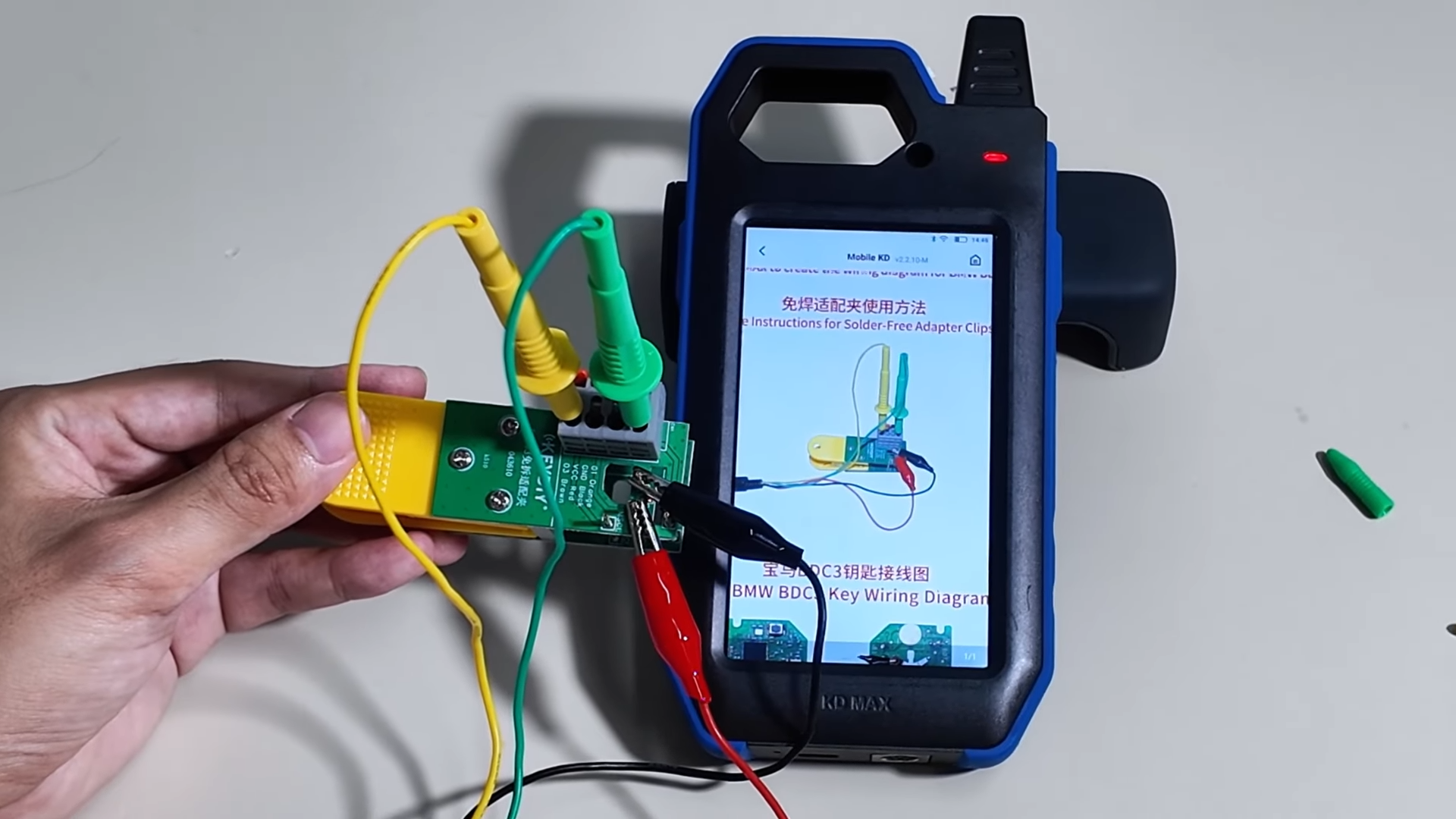 How to Use KDMAX and Accessories to Easily Clone BMW BDC3 Smart Keys 3