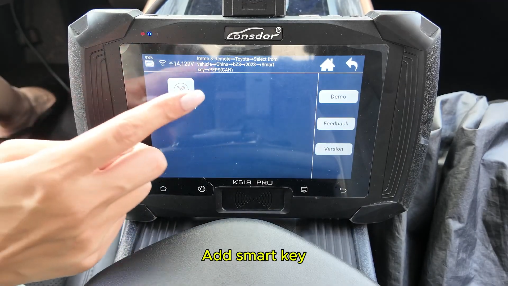 Guide to Programming 2023 Toyota Smart Key Using K15 Pro Tool 2 Follow the on-screen prompts to add new smart keys