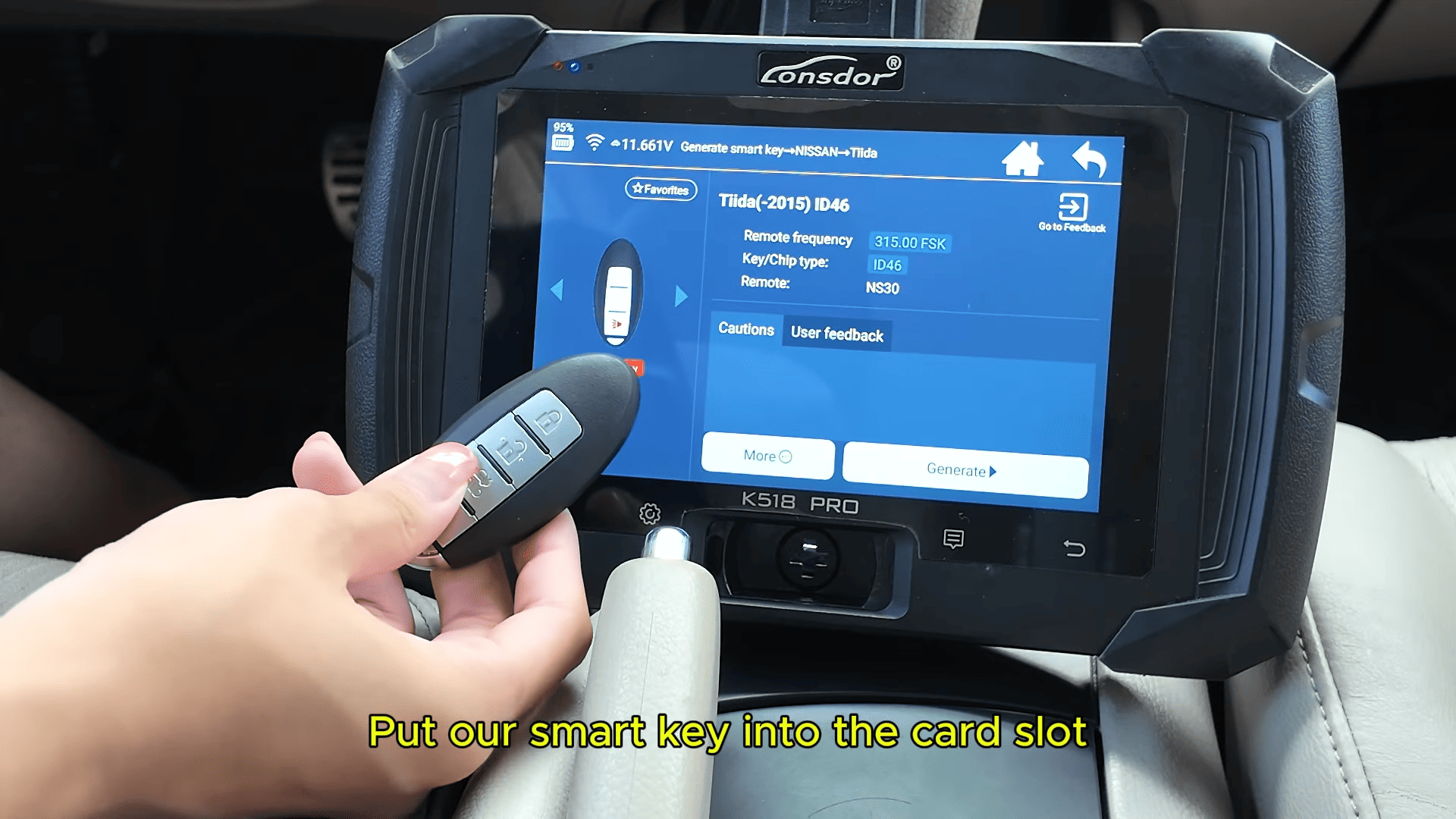 LONSDOR K518 Pro Nissan Tiida Smart Key Programming Complete Guide 1