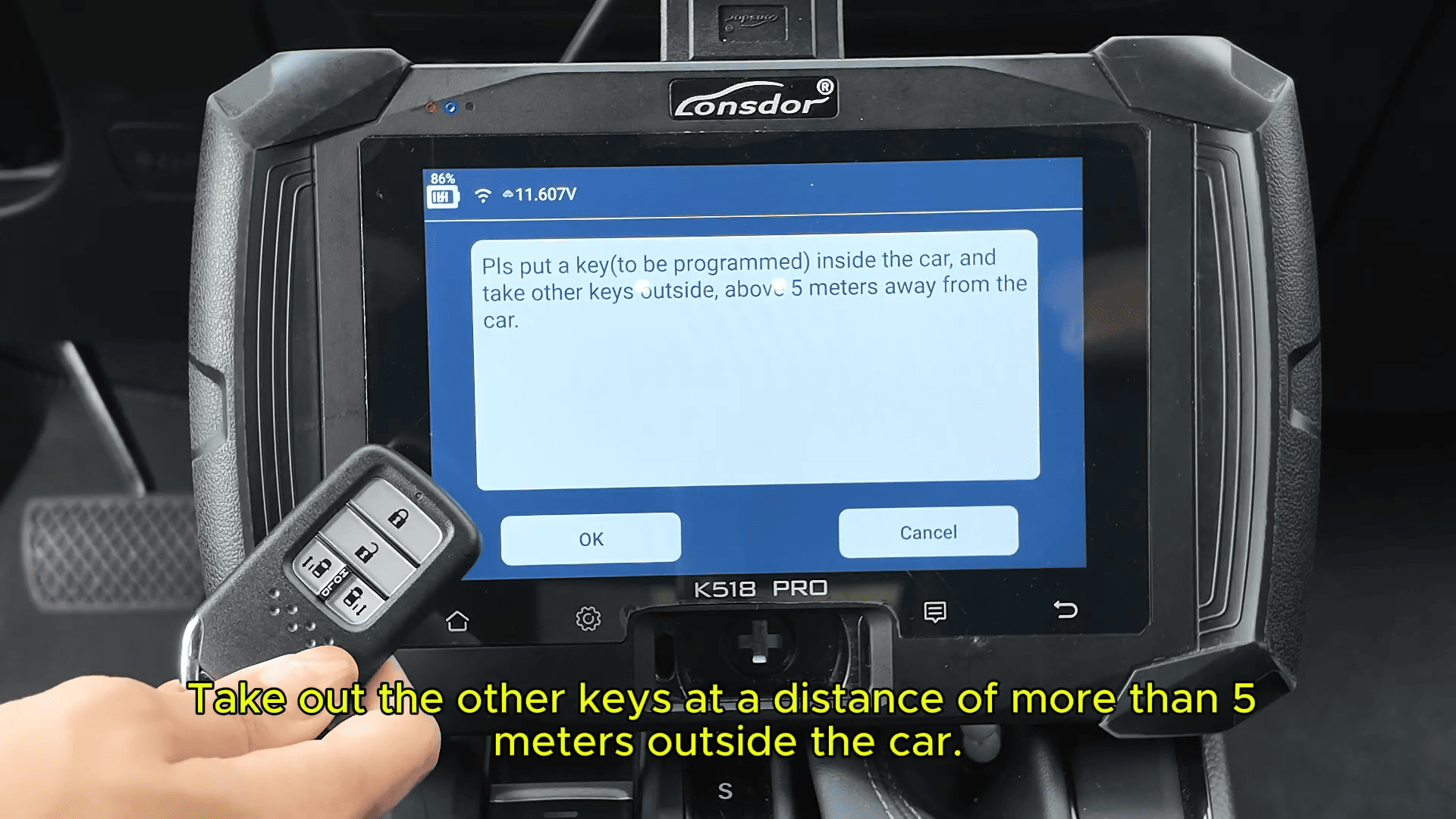 Lonsdor K518 Pro 2024 Honda CRV All Keys Lost Smart Key Programming Guide 4