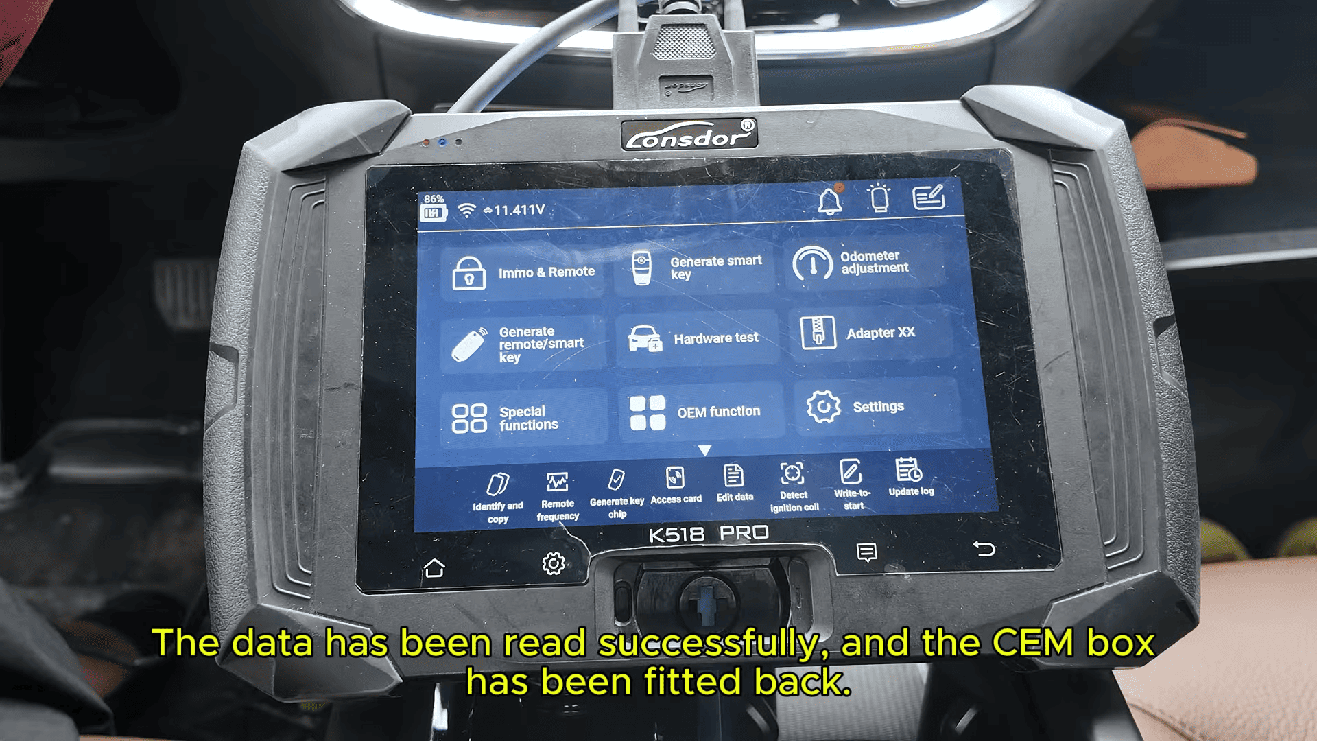 Lonsdor K518 Pro Smart Key Programming Guide for 2024 Volvo S60 3