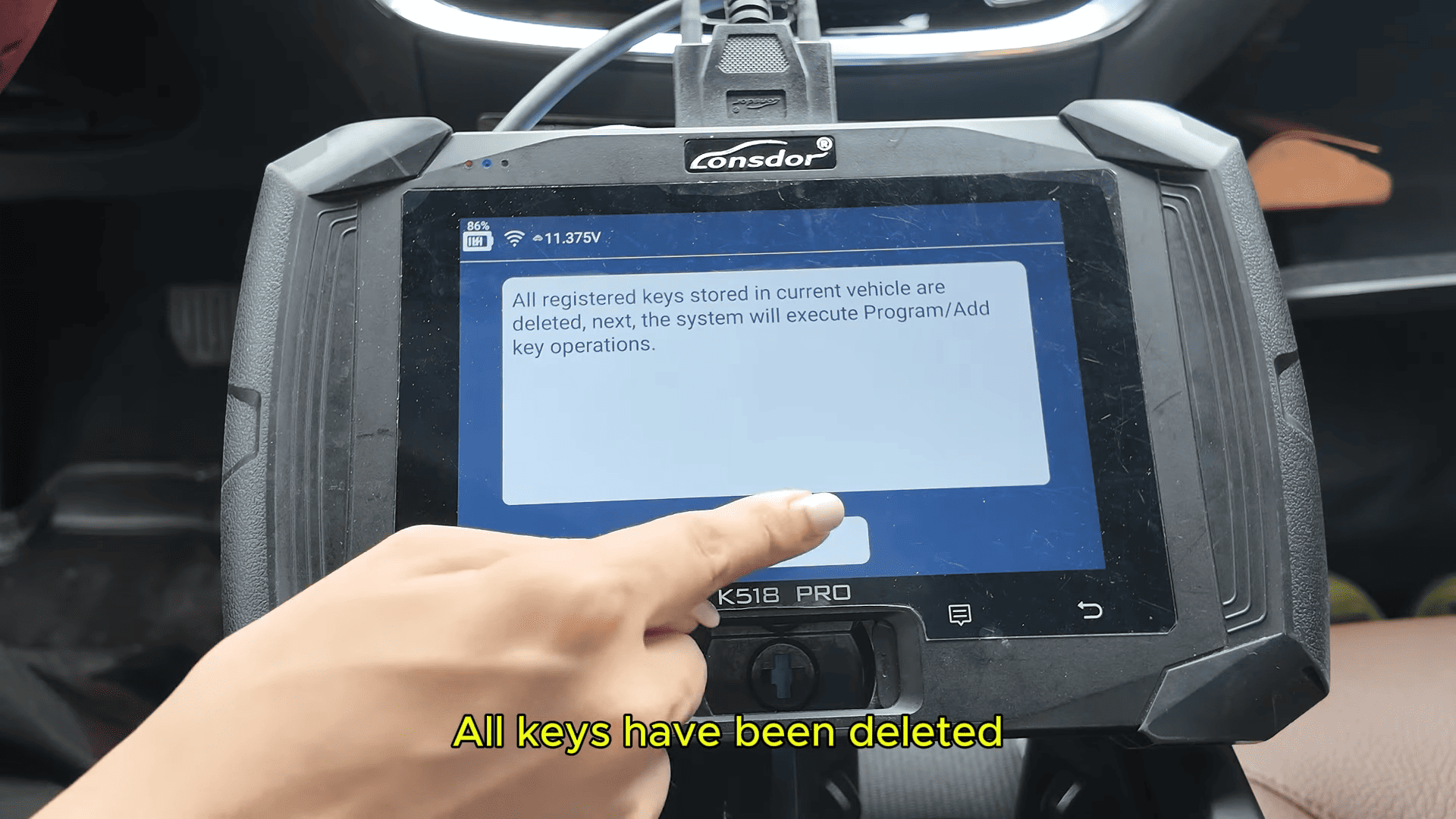 Lonsdor K518 Pro Smart Key Programming Guide for 2024 Volvo S60 4