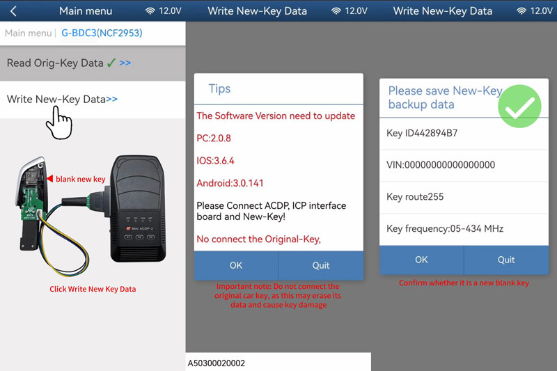 yanhua mini acdp bmw bdc3 icp key copy tutorial 6