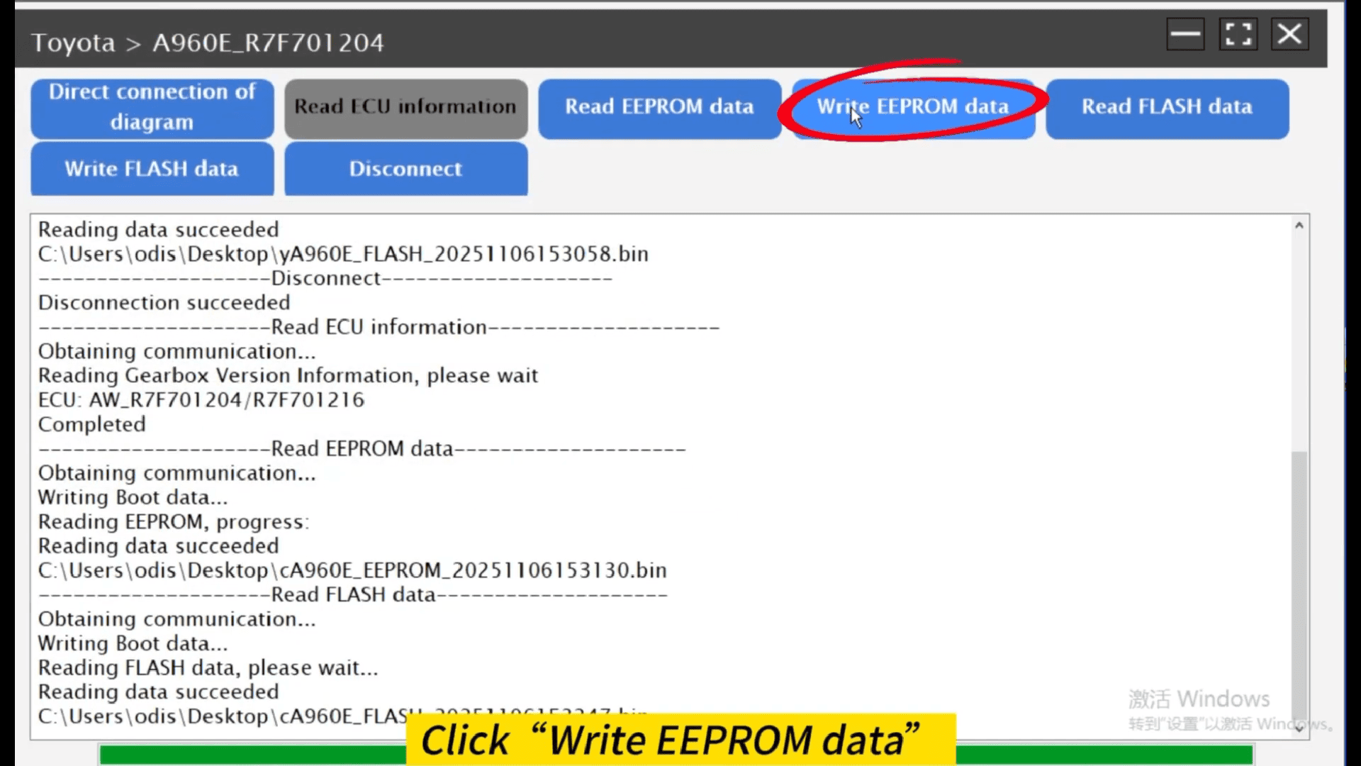 How to Clone a Bosch Toyota A960eQ ECU Using XProg 3 4