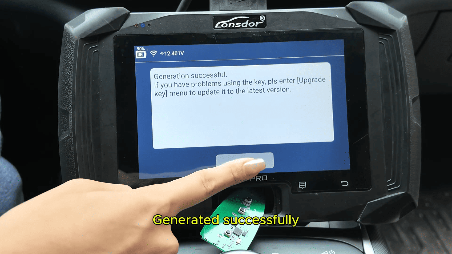 Lonsdor K518 PRO Programming BYD Destroyer 05 Smart Key 2