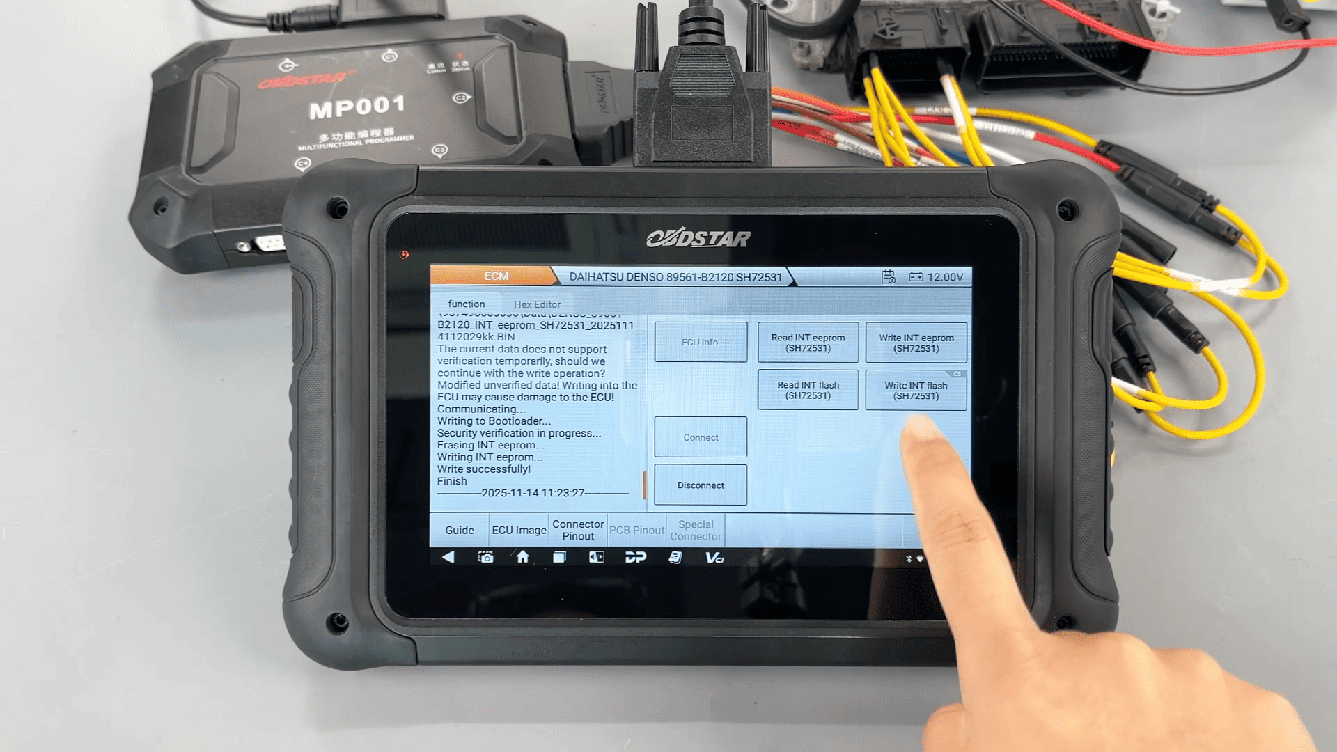 OBDSTAR DC706 ECM Read and Write Guide for Toyota Denso 7
