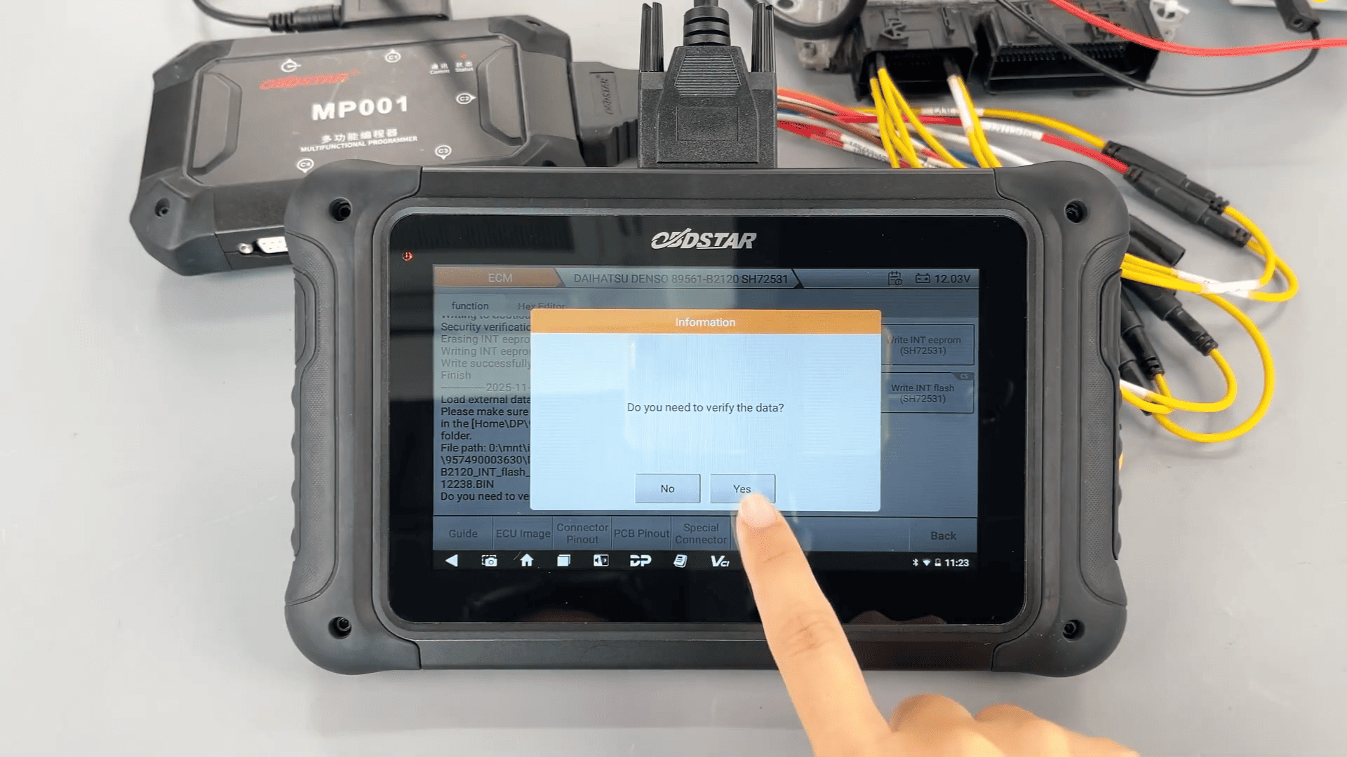 OBDSTAR DC706 ECM Read and Write Guide for Toyota Denso 8
