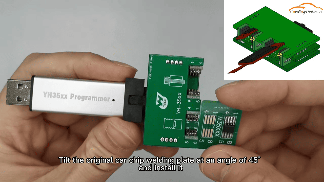 Yanhua YH35XX Programmer BMW Odometer Mileage Correction Steps 1