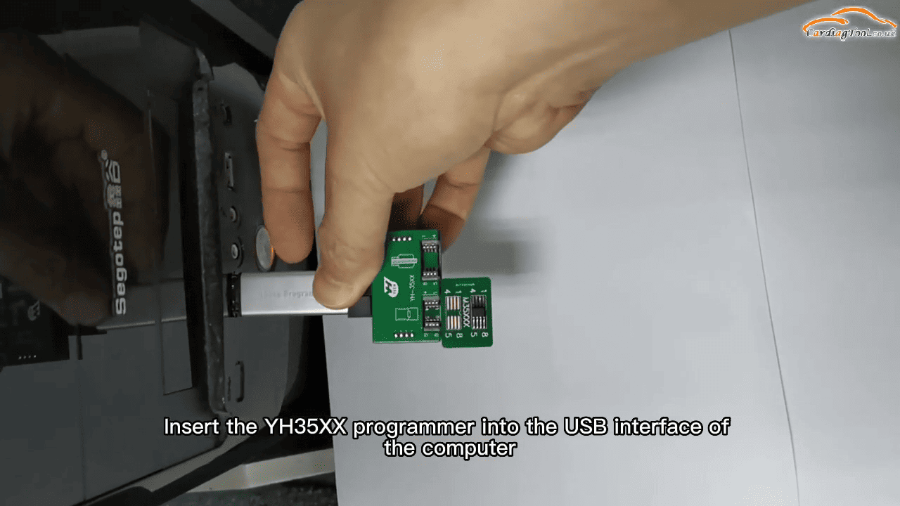 Yanhua YH35XX Programmer BMW Odometer Mileage Correction Steps 2