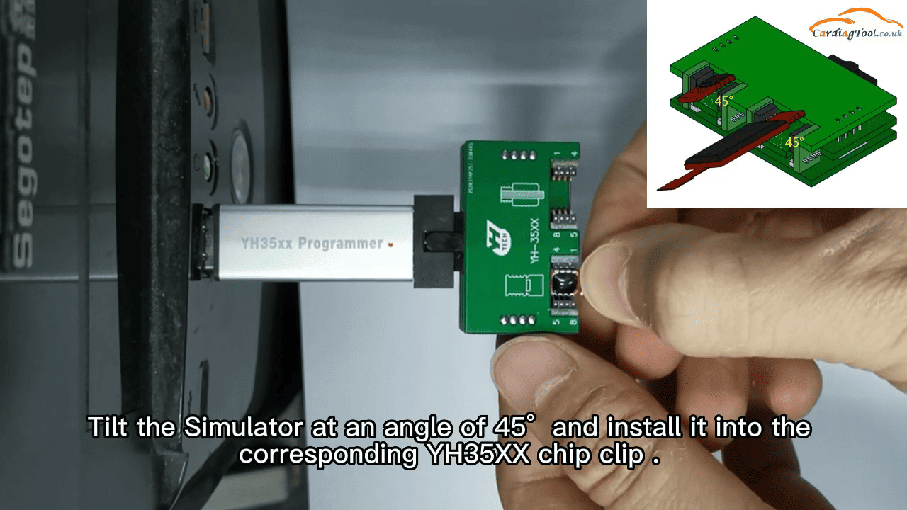 Yanhua YH35XX Programmer BMW Odometer Mileage Correction Steps 5