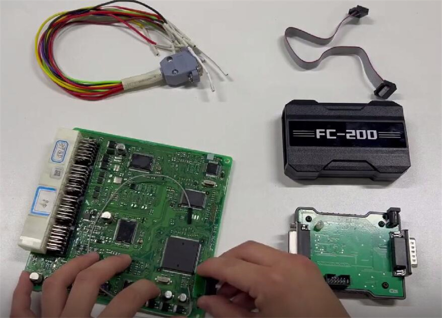 cg fc200 with dap adapter read toyota denso ecu 4