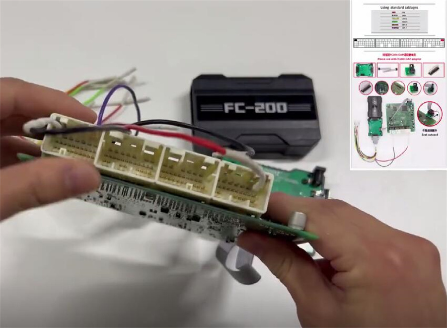 cg fc200 with dap adapter read toyota denso ecu 6