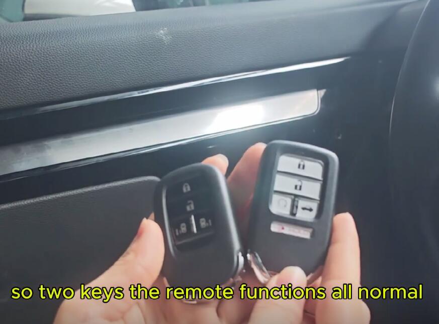 k518 pro with hd30 smart key program honda crv 14