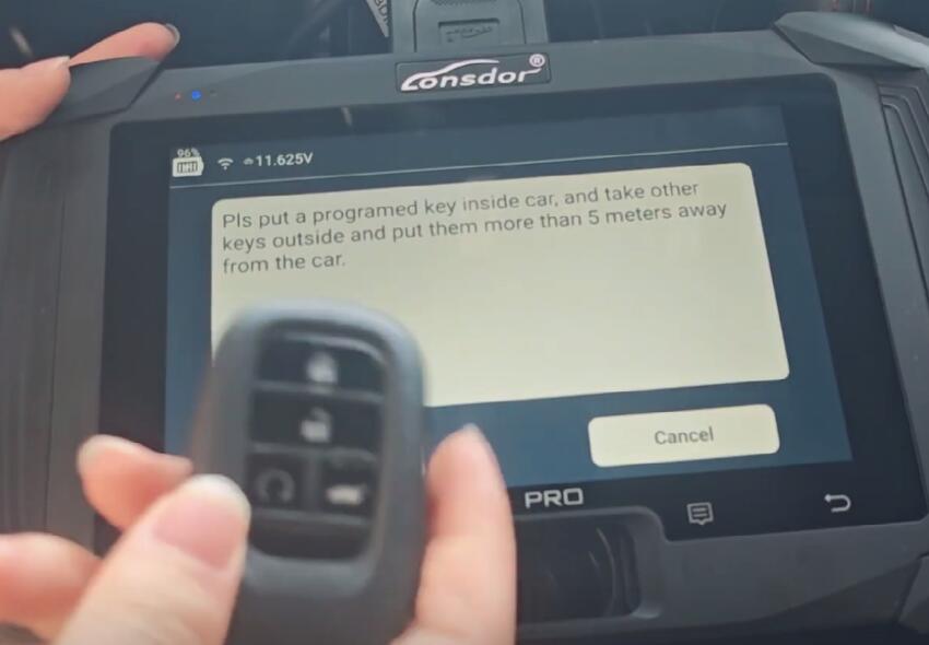 k518 pro with hd30 smart key program honda crv 7