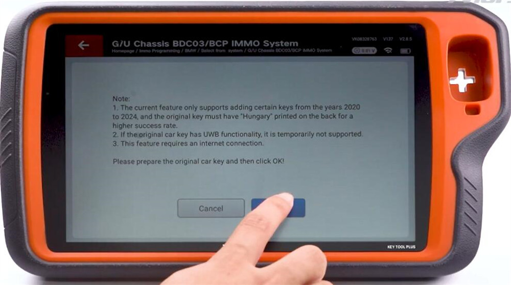 vvdi key tool plus add bmw bdc3 key 7 vvdi key tool plus add bmw bdc3 key 7