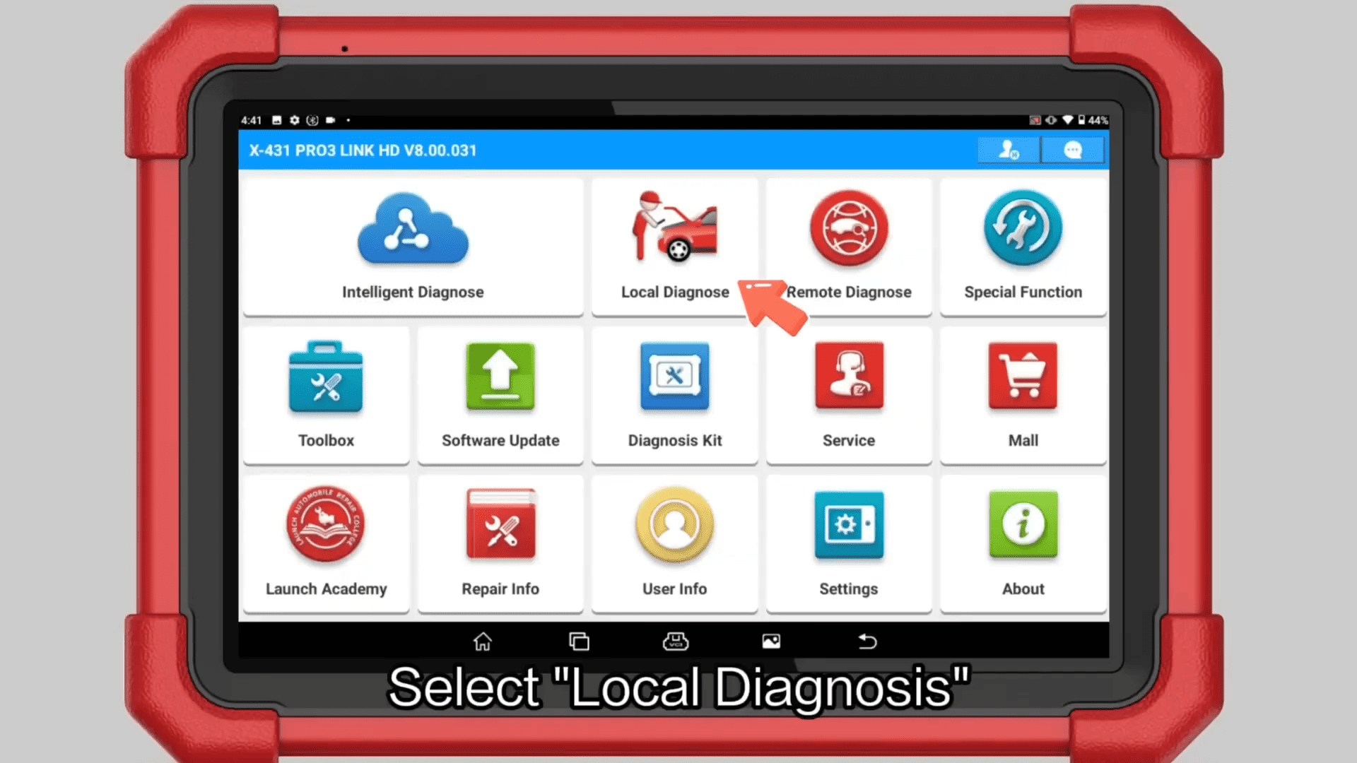 How to Perform LED Indicators Eco Band Test on MAN TGN Using LAUNCH X431 PAD V 1
