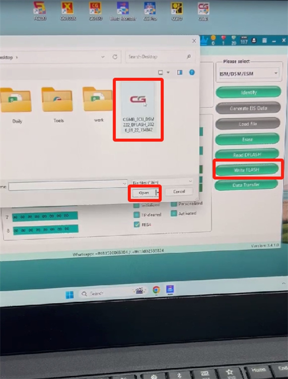 cgdi mb read and write benz fbs4 dsm 11