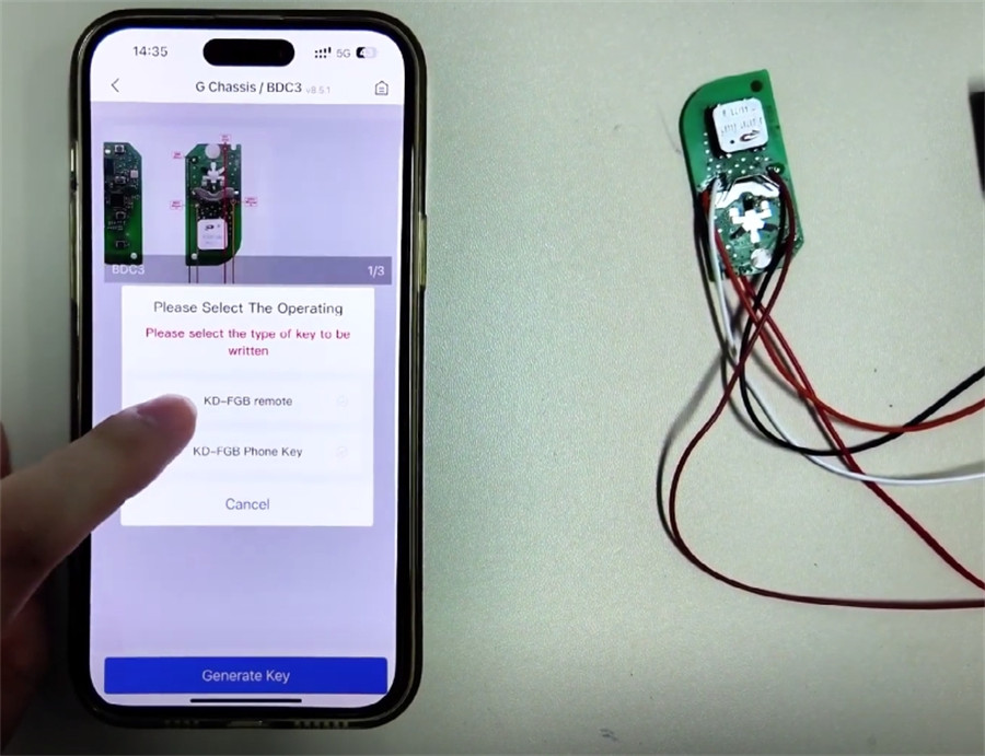 keydiy kd x4 add bmw bdc3 key 12