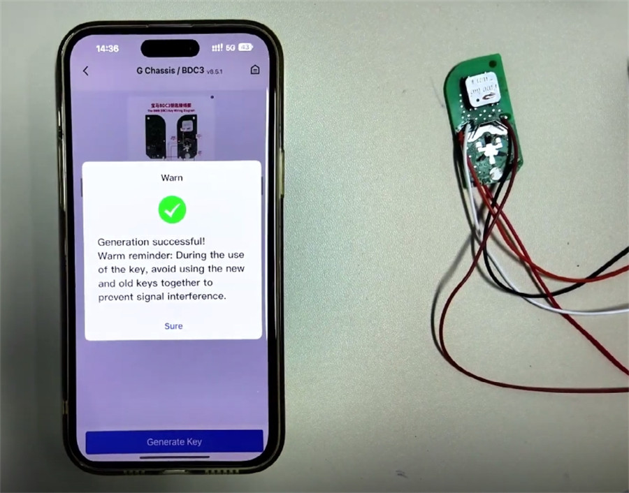 keydiy kd x4 add bmw bdc3 key 13