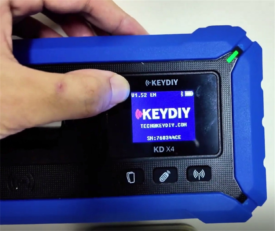 keydiy kd x4 add bmw bdc3 key 3