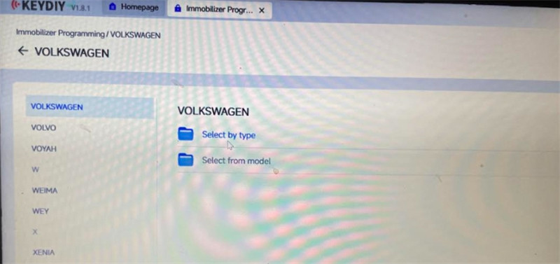 keydiy kd x4 vag 5c 5d login reminder error 2