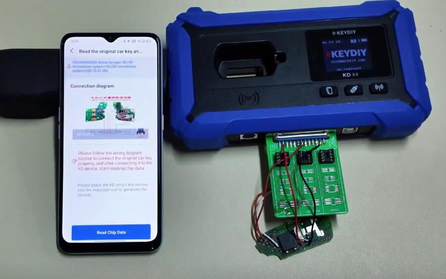 keydiy kd x4 vw audi 5d add key 11