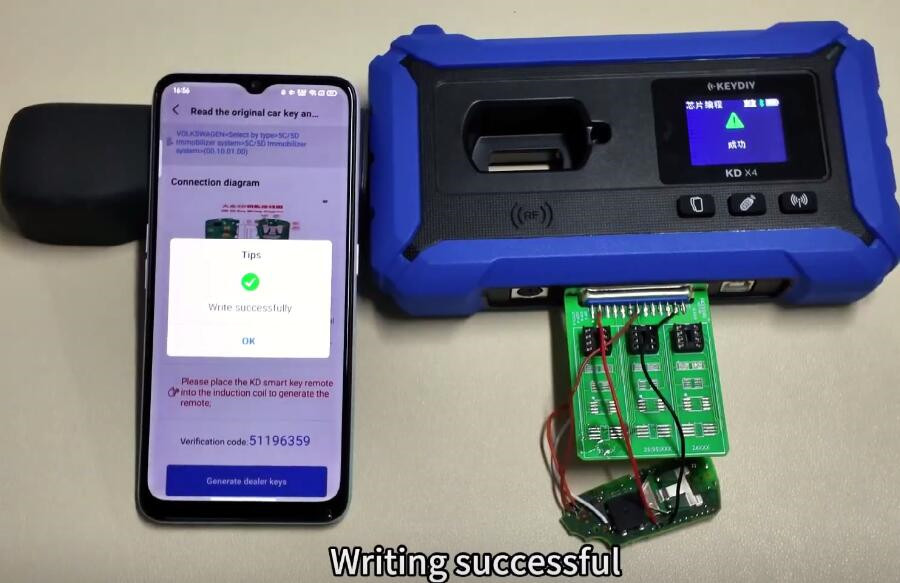 keydiy kd x4 vw audi 5d add key 14