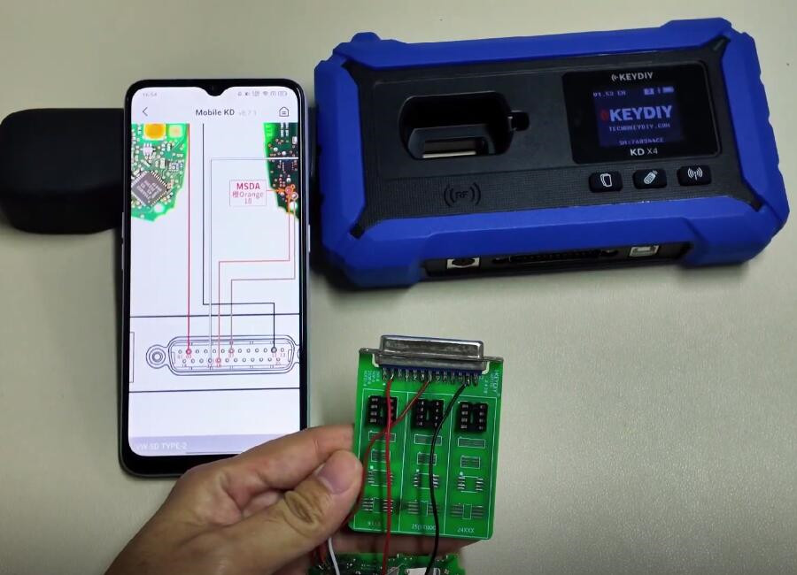 keydiy kd x4 vw audi 5d add key 9