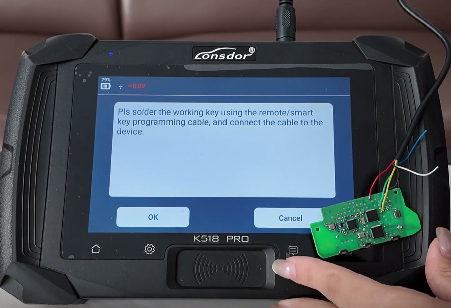 lonsdor k518 pro add 2025 bmw x3 uwb key 3