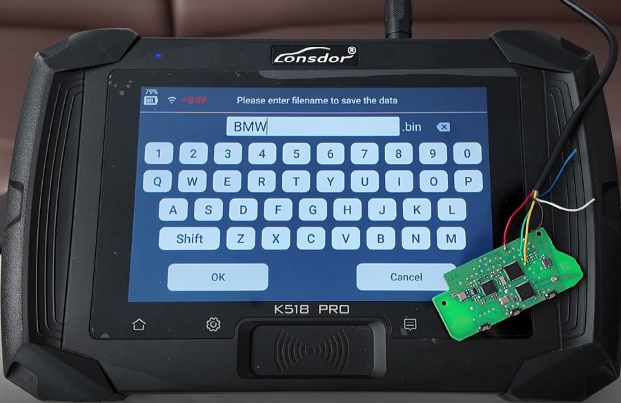 lonsdor k518 pro add 2025 bmw x3 uwb key 4