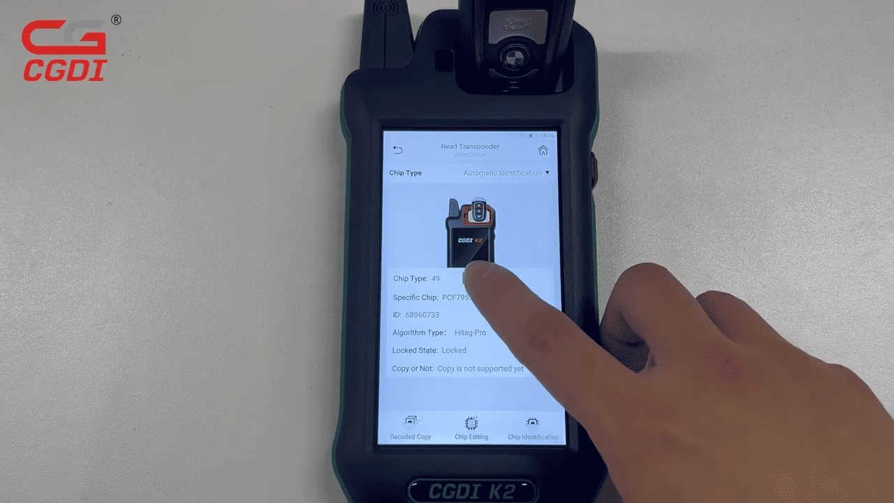How to Adjust Mileage on BMW Key with CGDI K2 6