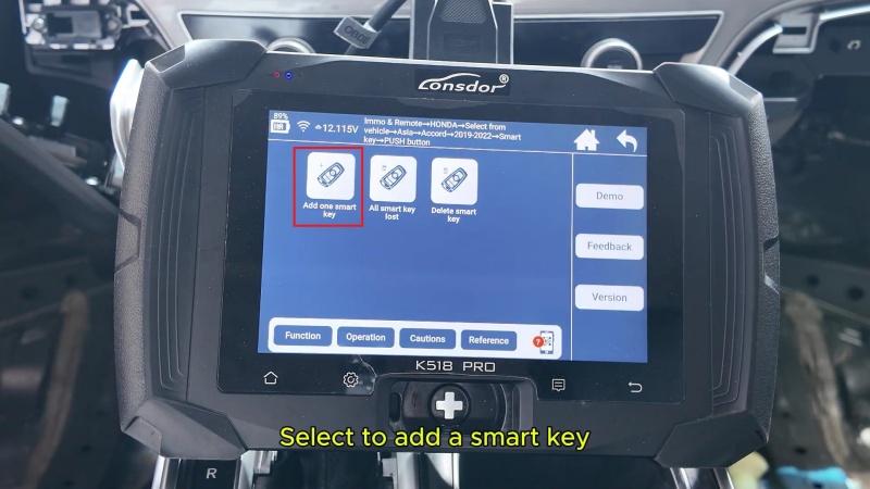 lonsdor k518 pro add 2020 honda accord smart key tutorial 4 lonsdor k518 pro add 2020 honda accord smart key tutorial 4