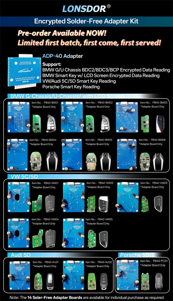 lonsdor k518 pro bmw bdc3 vw 5c 5d copy key 6