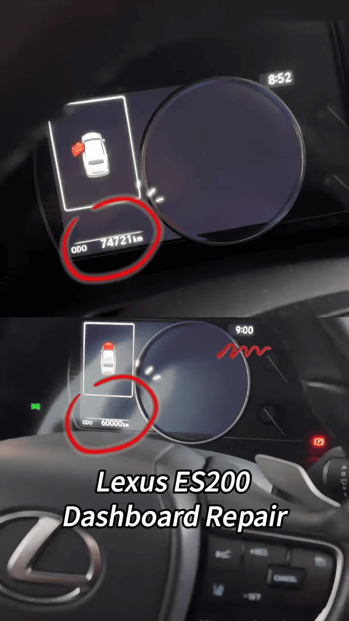 CGDI CG201 Lexus ES200 Dashboard Repair Guide via OBD 1