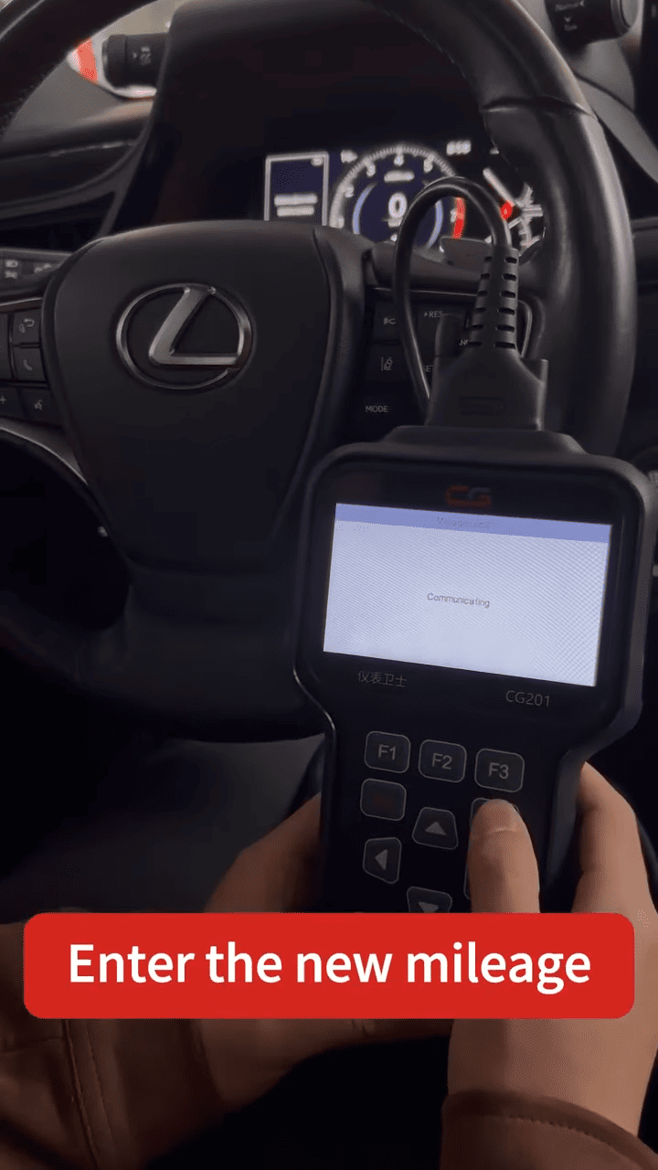 CGDI CG201 Lexus ES200 Dashboard Repair Guide via OBD 6