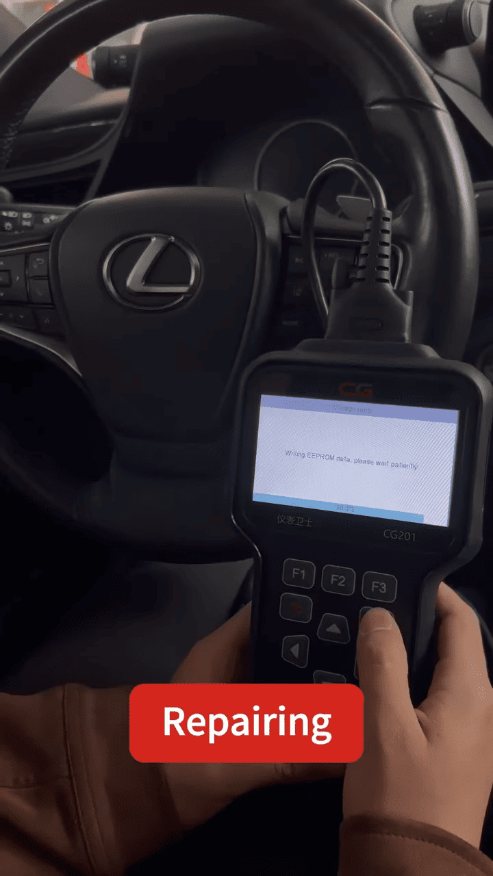 CGDI CG201 Lexus ES200 Dashboard Repair Guide via OBD 7