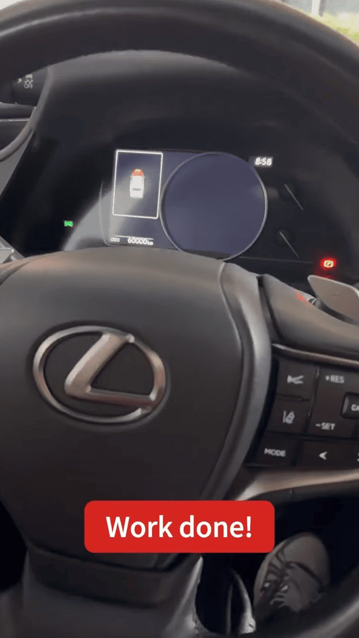 CGDI CG201 Lexus ES200 Dashboard Repair Guide via OBD 8