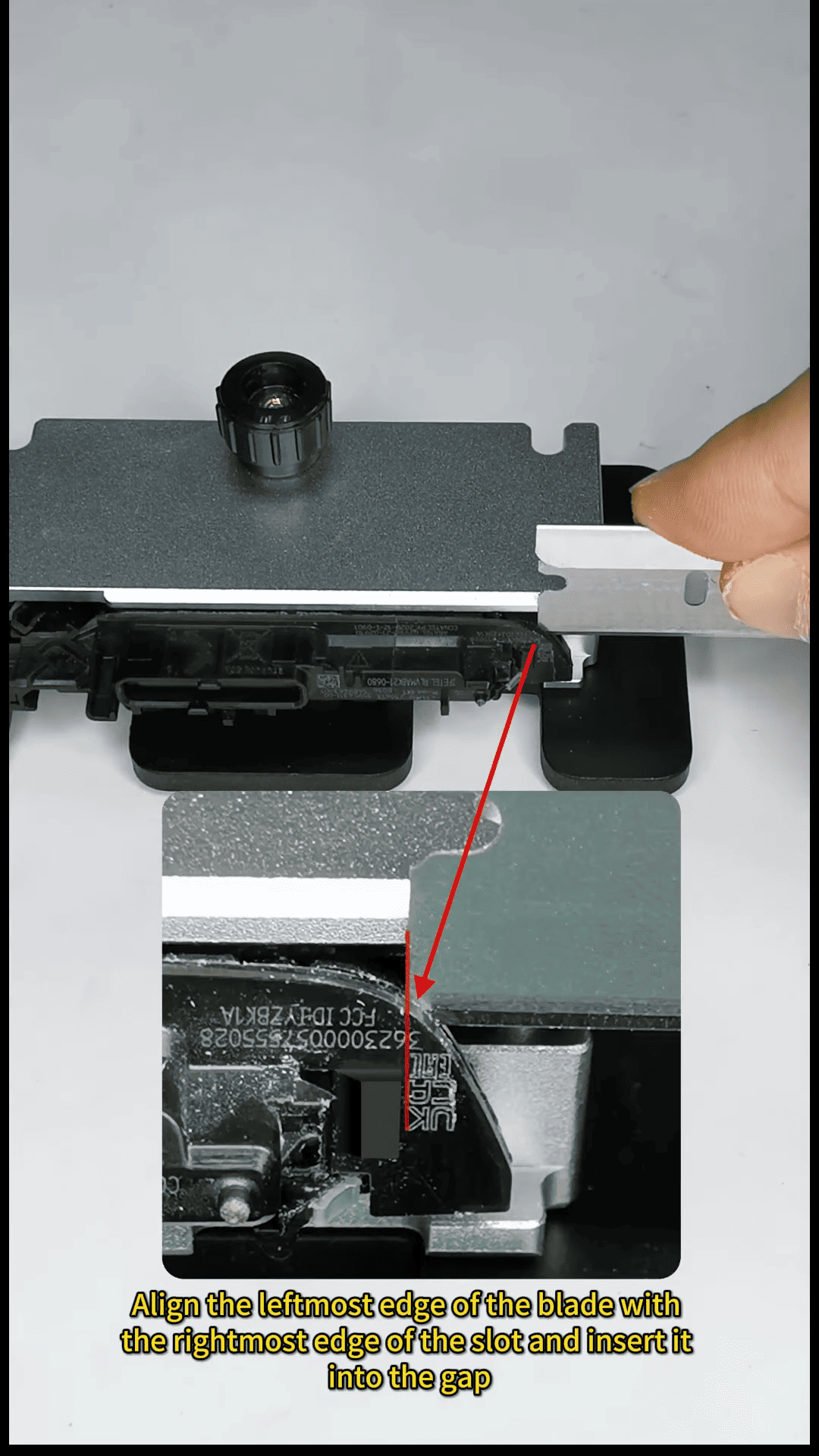 How to Disassemble BMW BCP Key Inner Shell Using Yanhua Btool BCP Key Cutting Kits 4