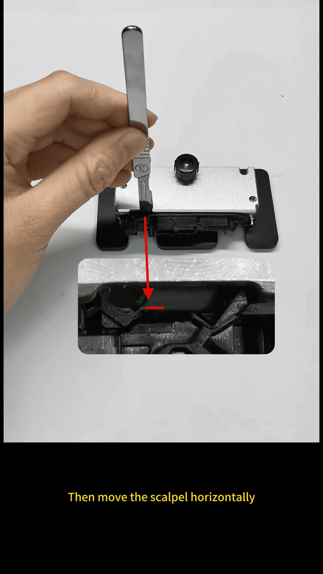 How to Disassemble BMW BCP Key Inner Shell Using Yanhua Btool BCP Key Cutting Kits 8