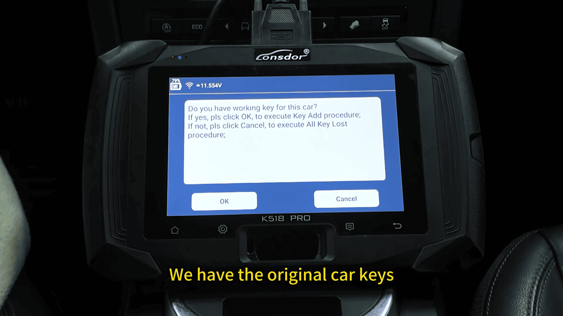 LONSDOR K518 Pro Program a 2018 Land Rover Smart Key via OBD 5 LONSDOR K518 Pro Program a 2018 Land Rover Smart Key via OBD 5